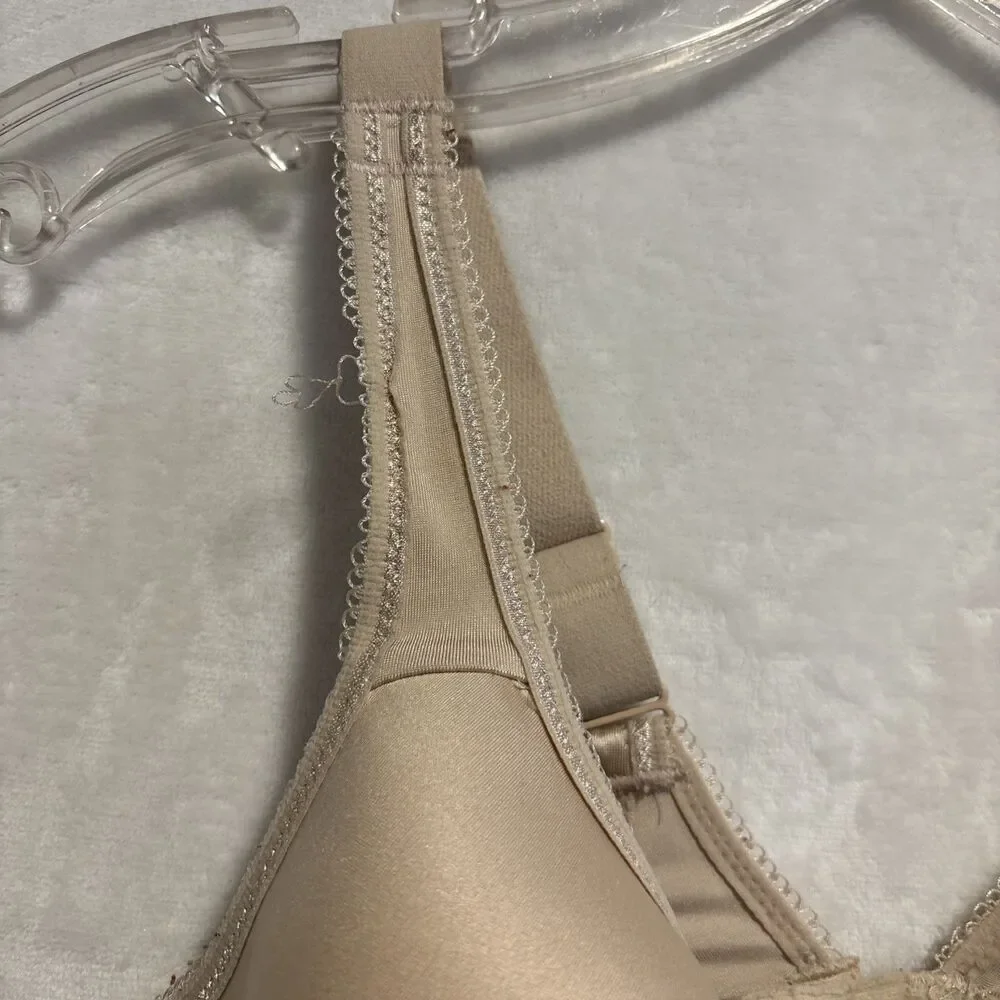 Wacoal Basic Beauty Spacer Underwire T-Shirt Bra 32DDD Nude Full Coverage 853192